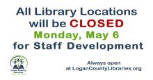 All Library Locations will be CLOSED for Staff Development Training.