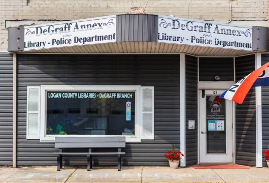 Front of DeGraff library