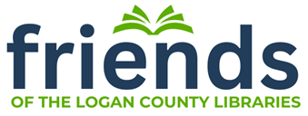 friends of the logan county libraries on white background