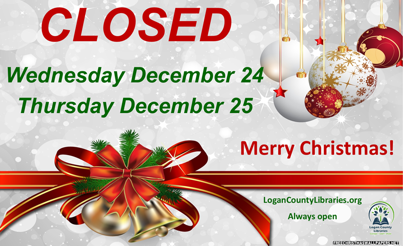 Christmas decorations and fancy Christmas bow with bells