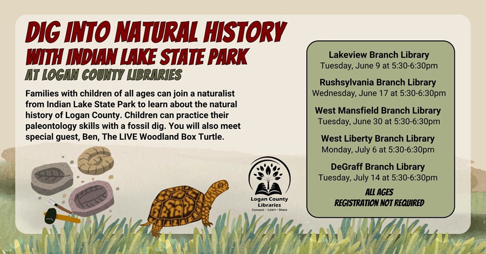 Dig into natural history starting June 9 at different Branches.