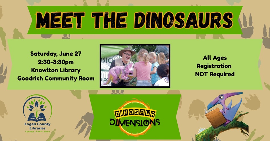 Meet the dinosaurs on June 27