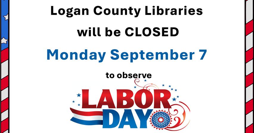 Library is closed on Monday September 7