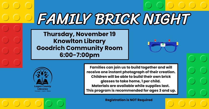 Family Brick Night 11/19/2026