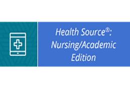 Health Source on blue background