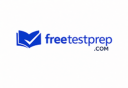 Blue lettering on white background