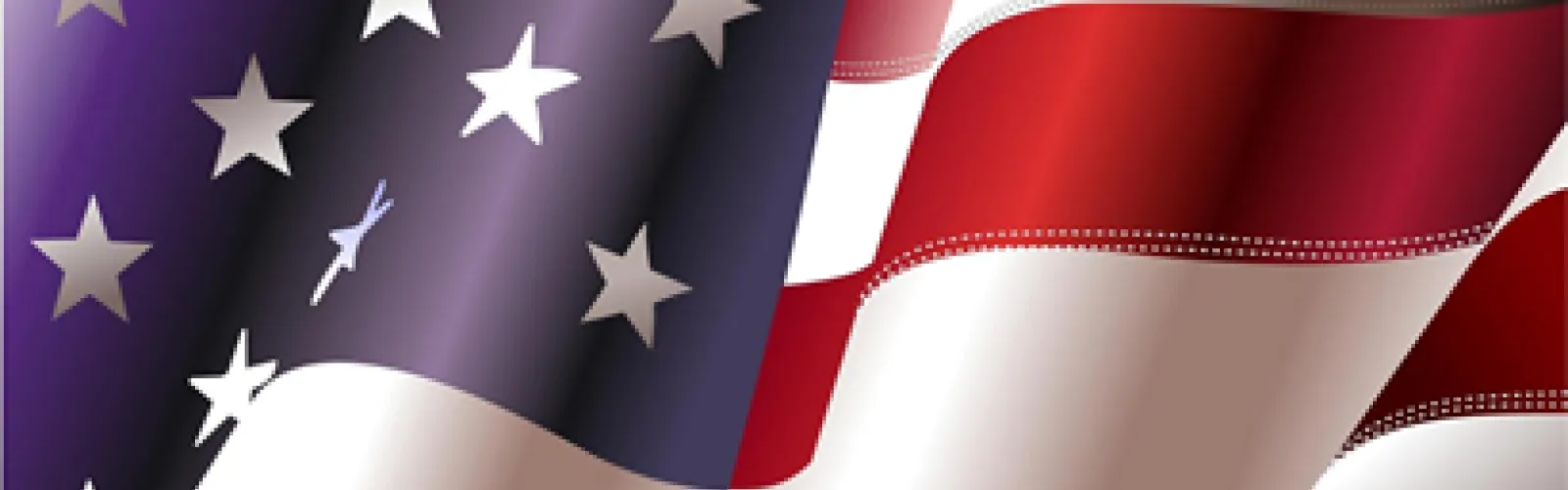 Close up of American flag